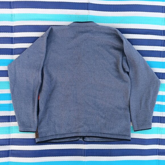 Vintage Inka Alpaca Sweater Braided Hair Hangs and adorns Sweater!! - Picture 3 of 3